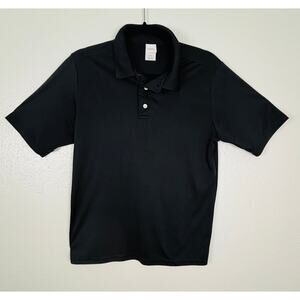 Hanes Cool Dri Work Polo Collar T Shirt Mens Small Short Sleeve Work Casual